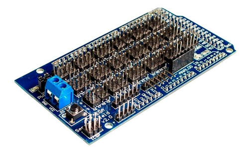 Sensor Shield Para Sensores Y Servos De Arduino Mega Mv Elec