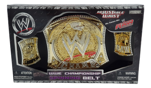 Cinturon Wwe Championship Giratorio 2007 Jakks Pacific