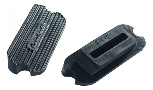 Horze Curvo Tread Stirrup Pads Black 4.33333333333333