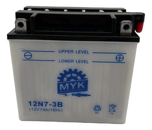 Bateria Acido Myk 12n73b Cargo 125 Speed Gts Strong Exclusiv