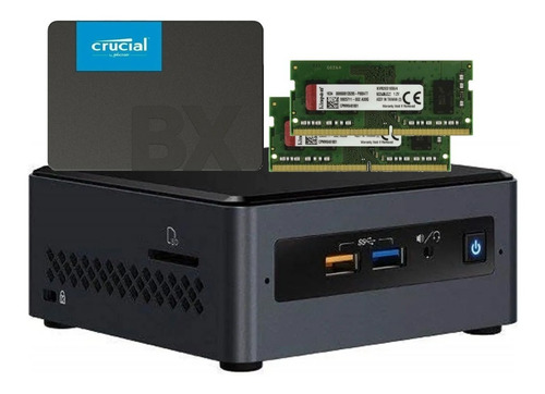 Mini Pc Intel Nuc Celeron J4005 Nuc7cjyh Ddr4 240gb 8gb 2x4