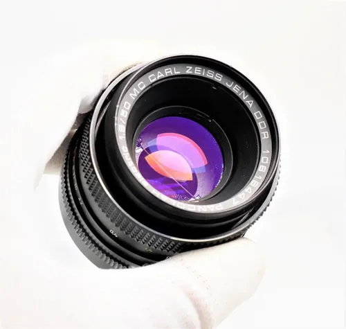 R$980 Lente M42 Carl Zeiss Jena 50mm F/1.8 Anamorfake | MercadoLivre