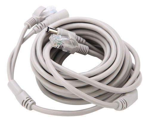 Ahdp Cable Ethernet De 5 M/10 M/15 M/20 M Rj45+dc Cctv Para