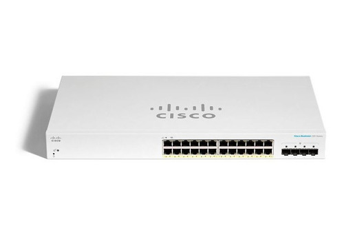 Switch Cisco Cbs220-24t-4g-na De 24 Puertos+4 Sfp Administr