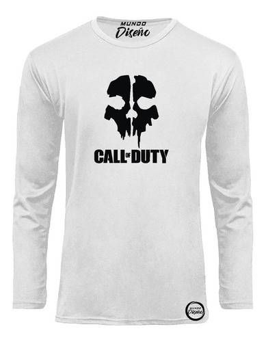 Polera Manga Larga De Hombre Call Of Duty Ghosts