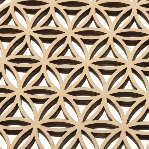 6 Uds Geometría Sagrada Pared Escultura Disco Colgante Arte