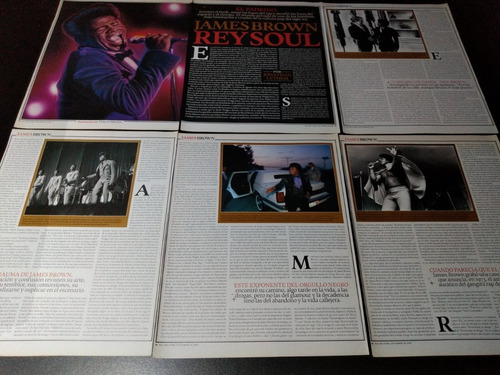 (ai078) James Brown * Recortes Revistas Clippings