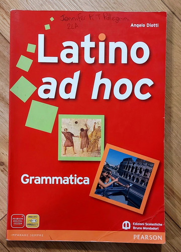 Latino Ad Hoc Grammatica Libro Italiano Latín Usado Mb Estad