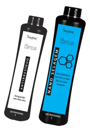 comprar Escova Nano Selagem Termica Antifrizz Blonde Souhtie 2x1000