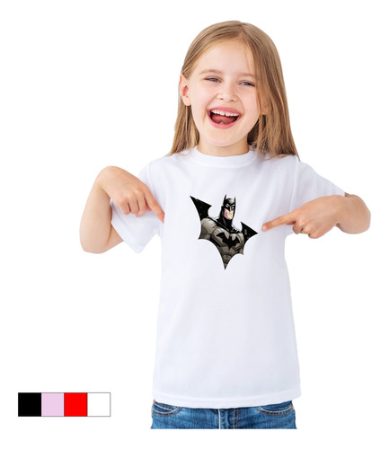 Playera Para Niño Y Niña Color Batmaan #3