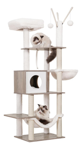 Hey-brother Arbol De Madera Para Gatos, Muebles Para Gatos D