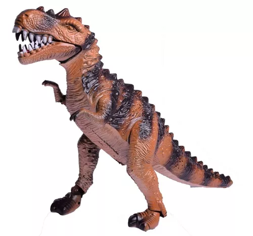 Dinosaurio T-rex Con Luz Sonido Y Movimiento El Duende Azul