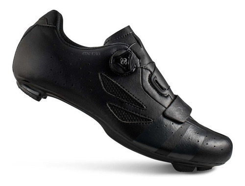 Zapatos Ciclismo Ruta Lake Cx176 Negro Sistema Boa 