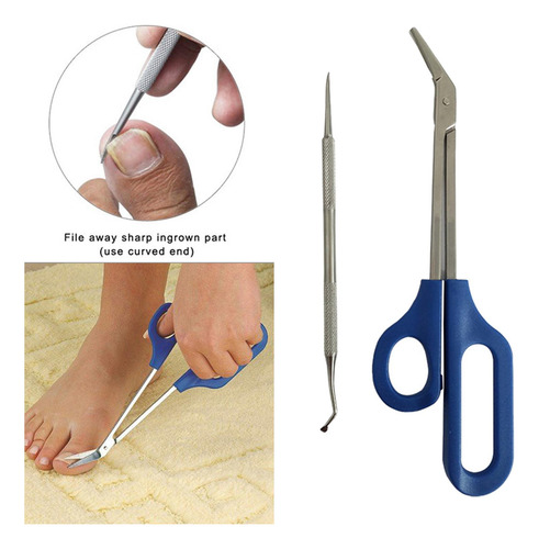 Tijeras De Uñas De Mango Largo Pedicura Para Ancianos
