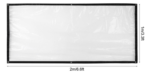Lona De Lluvia Transparente De 1 X 2 M Para Sombra, Vela, Ja