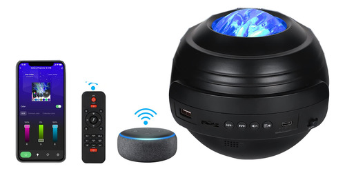 Lampara Proyector Galaxia Y Auroras Con Altavoz Y Bluetooth