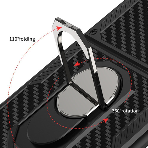 Imagen 2 de 2 de Carcasa Funda Armour Samsung Galaxy Z Flip 3 Con Anillo
