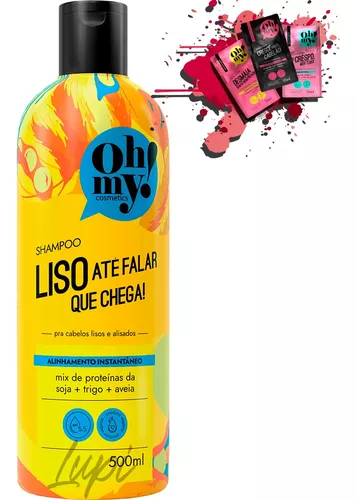 Oh My! Liso Até Falar Que Chega! Shampoo Vegano 500ml