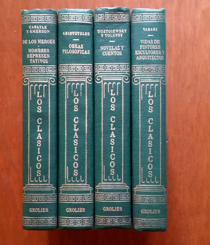 Lote De 4 Libros De La Colección Los Clásicos De Grolier 