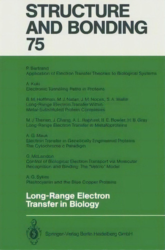 Long-range Electron Transfer In Biology, De Patrick Bertrand. Editorial Springer Verlag Berlin Heidelberg Gmbh Co Kg, Tapa Blanda En Inglés