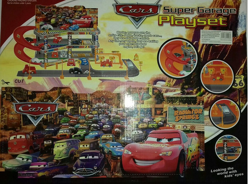 Pista Super Garage Playset (cars)