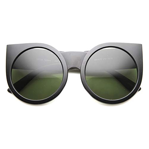 Gafas De Sol Super Bold Round Cat Eye (matte-black Ef00b