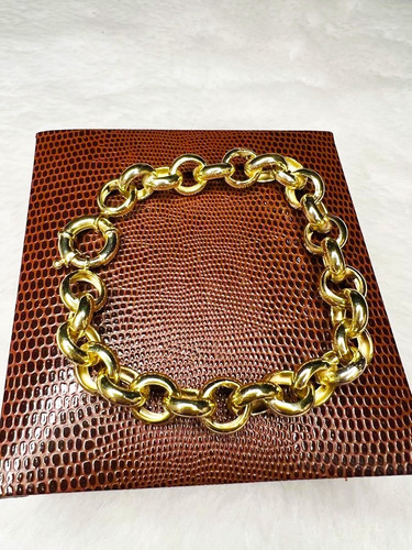 Pulseira Elo Português 15 Gramas 10mm Ouro 18k Garantia