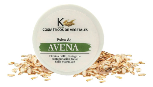 Polvo De Avena Traslucido Piel Sensible - Cosmético Vegetal