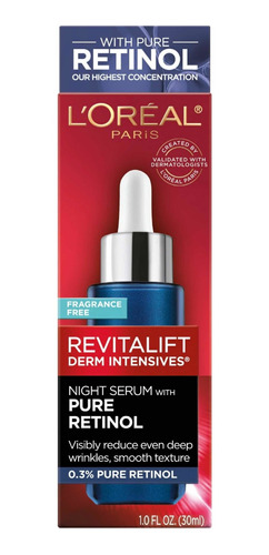 Loreal Revitalift Serum Retinol Cuidado Cutis Rostro Arrugas