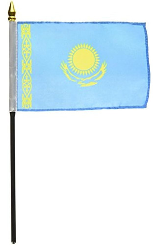 Bandera De Kazajistán 4 X 6 Pulgadas