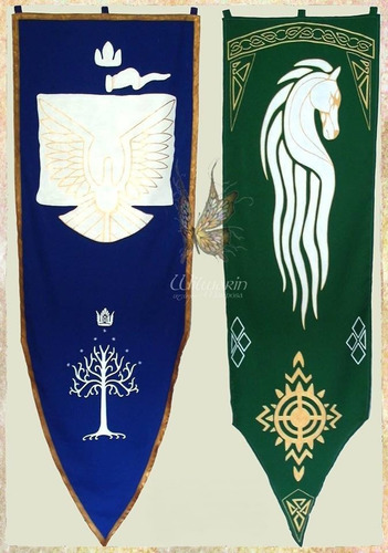 Imagen 5 de 8 de Estandartes Señor De Los Anillos Lord Of The Rings Tolkien