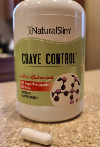 Suplemento Natural Slim Crave Control Tiamina Con Lglutamina Sabor Sin Sabor