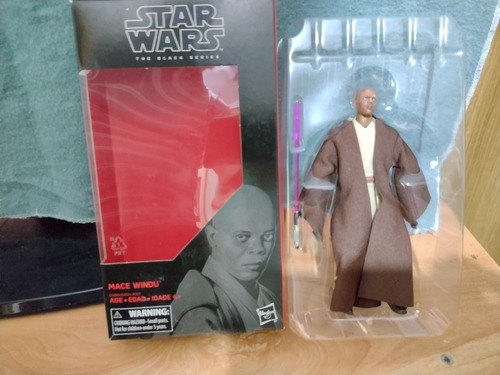 Star Wars Black Series Mace Windu Figura Articulada 15 Cm (Usado)