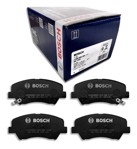 Pastilha De Freio Dianteira Bosch Kia Cerato 1.6 Flex