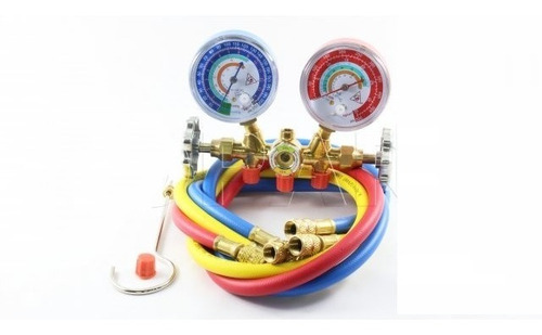 Imagen 2 de 2 de Juego Manometros Refrigeración Manifold R134a R410a R404a