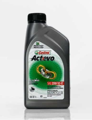 Aceite Castrol Actevo 4t 20w50 (1 Lt)