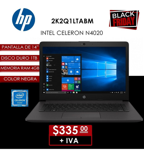 Imagen 1 de 3 de Laptop De Venta En Quito Hp Pulgadas 14i Intel Celeron