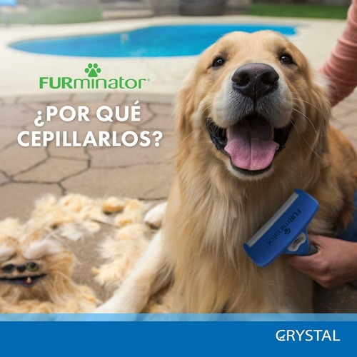 Imagen 6 de 7 de Cepillo Furminator Pelo Corto Large Perro Grande