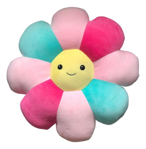 Peluche Almohada Forma De Flor, Tierna Y Suave Smoochy Pals Color Flor