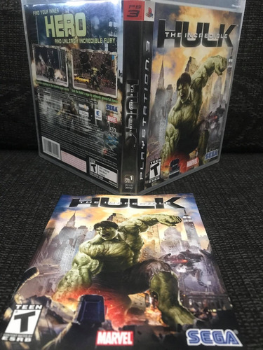 Jogo The Incredible Hulk Ps3 Play 3 #frete Grátis#