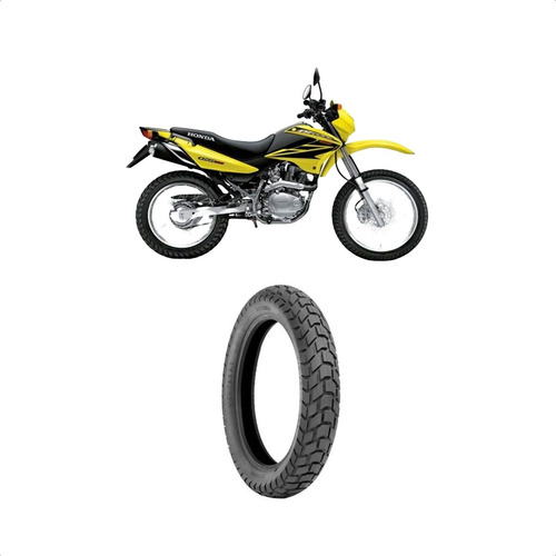 Pneu Traseiro Xre Bros Crosser Technic T&c 110/90-17 Tt