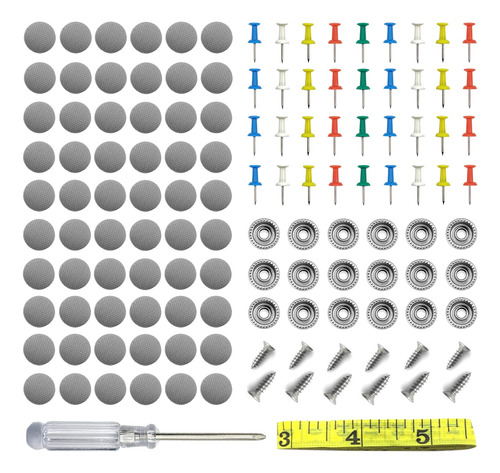Stymart 60 Pieza Retencion Remache Techo Automovil Boton