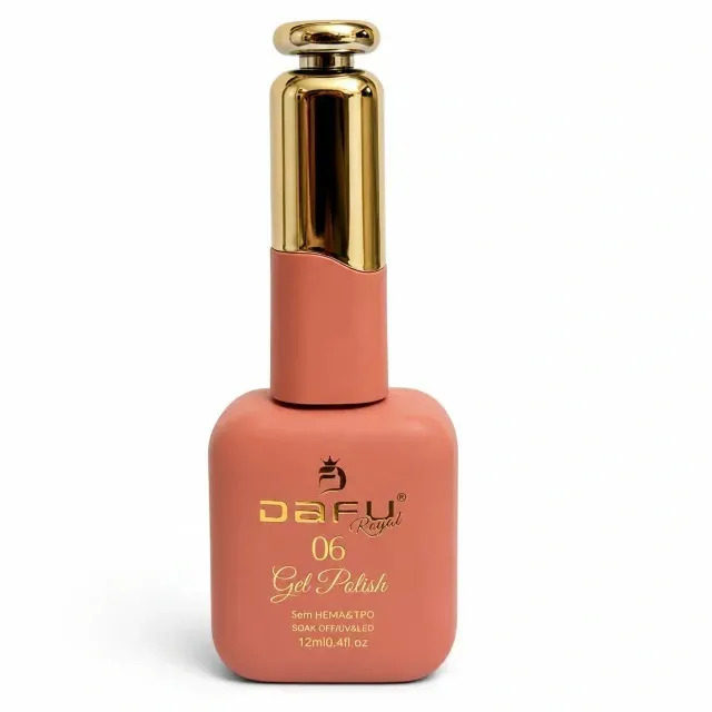Esmaltes em Gel Marrons Vermelhos Nudes Branco Renda Dafu Infinito Glow Alta Pigmentação Sem Hema Sem TPO 12ml