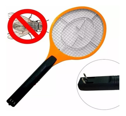 Raqueta Electrica Mata Mosquitos, Moscas, Arañas E Insectos