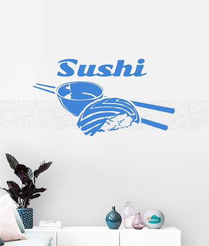 Vinilo Decorativo Personalizado Sushi Comida