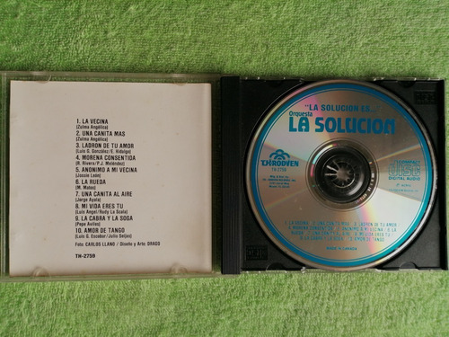 Eam Cd Orquesta La Solucion Es... 1990 Grandes Exitos Rodven