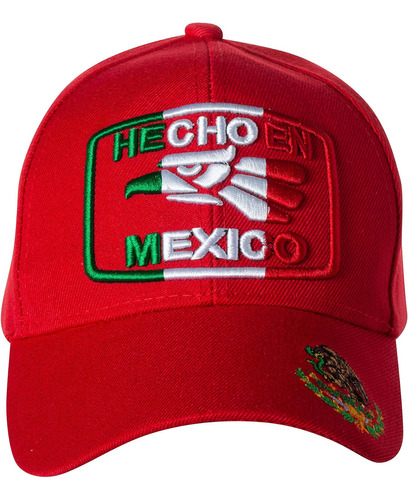 Sombrero Águila Rojo Hecho En México Gorra Béisbol Con