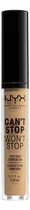 Comprar Corrector facial cremoso NYX Professional Makeup Cant Stop Wont Stop tono beige 3.5mL 3.5g