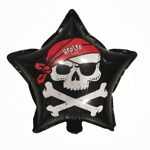 10 Globos Piratas O Barco Pirata De 9 Pulgadas Sin Soportes