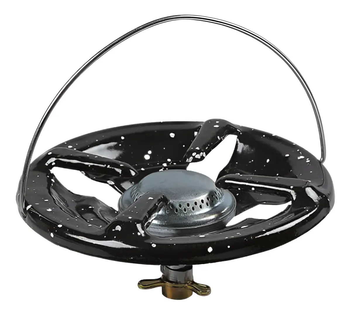 Anafe Portátil A Gas Abra-Sol Para Camping Calentador 3K Negro